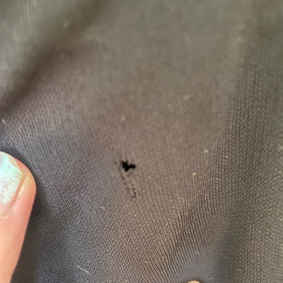 Low waisted black flares with metal belt - Picture 3 of 4